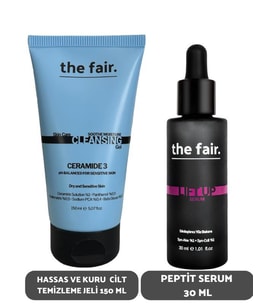 the fair. Hassas ve Kuru Cilt Temizleme Jeli 150 ml ve Peptit Serum Seti 30 ml