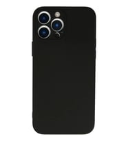 iPhone 13 Pro Kılıf Nano içi Kadife Silikon - Siyah