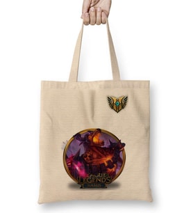 Nasus LoL League Of Legends Bez Çanta Uzun Saplı
