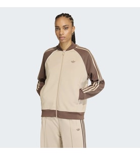 adidas KD8825 SST LOOSE TT Kadın Eşofman Üstü (Bej)