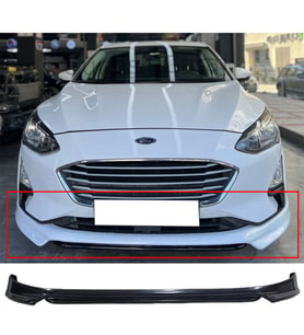 Ford Focus 4 Sedan Ön Ek 2019 2020 2011 2022 Mat Siyah Plastik Ön Karlık