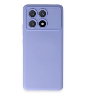 Poco X6 Kılıf Nano Içi Kadife Silikon - Lila