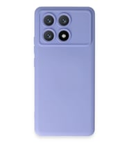 Poco X6 Kılıf Nano Içi Kadife Silikon - Lila