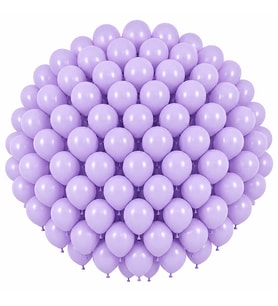 Lila Renk Lateks makaron Balon (30 cm) - 100 Adet