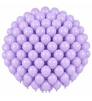 Lila Renk Lateks makaron Balon (30 cm) - 100 Adet