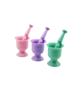 RENKLİ PLASTİK HAVAN - MORTAR  SARIMSAK DÖVECEK (5343)