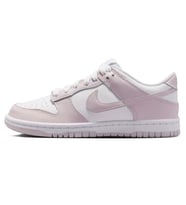 Nike Dunk Low GS Leather Unisex Sneaker Hakiki Deri Günlük Spor Ayakkabı Beyaz Pembe
