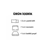 Tek Kişilik Nevresim Takımı 160x220cm  2 Yastık Kılıfı  Lastikli Çarşaflı 100x200+30 (Gri)