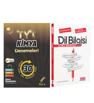 Birey Yayınları TYT Kimya 30 Deneme ve AKM Dil Bilgisi Soru Bankası Seti 2 Kitap