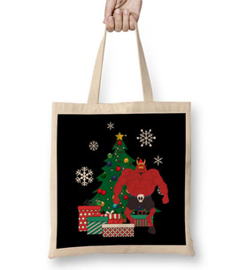 Lucifer Around The Christmas Tree South Park Bez Çanta Uzun Saplı