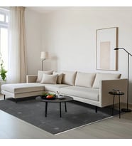Makine Kaymaz Yıkanabilir Antrasit Bohem Triko Salon Halısı Mutfak Halısı Koridor Halısı Yolluk Anthracite