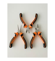 Mini Kıvırma Takı Pensesi - Karga Burun Pense - Yan Keski - 3 Lü Set ( Hobi )