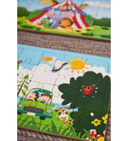 Okul Öncesi Başlangıç Yapboz Sirk Ve Hayvanlar Alemi Ahşap Puzzle Set