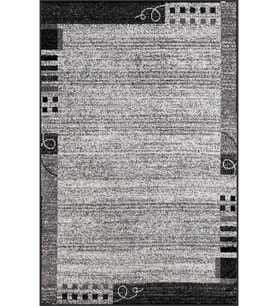 Eliana Home Baskılı, Yıkanabilir Kaymaz Taban Salon Halısı LNA1404 100x150 cm (Gri)