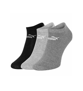 Puma Elements Plain S Çorap (3 Çift) 94710910 Gri