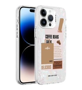 Apple iPhone 14 Pro Kılıf Mermer Desenli Zore Marbello Kapak