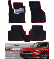Honda Civic FE (2022-2025) Uyumlu EVA Paspas Tam Set – Birebir Uyum,Araca Özel Tasarım,Kolay Montaj