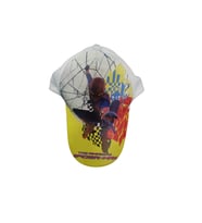 Spider Man Lisanslı Erkek Çocuk Şapkası 50-52 cm (Sarı-Beyaz)