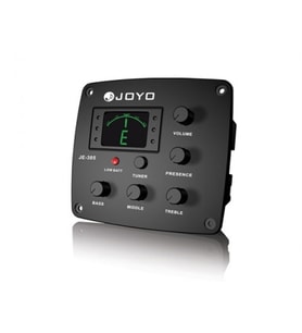 Joyo JE-305 Fishman Bağlama 4 Band Ekolayzer + Tuner  Saz ve Bağlama İçin Özel Eşik Altı Seti Dahili Hassas Akort Cihazı ve Net Sinyal Çıkışı