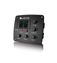 Joyo JE-305 Fishman Bağlama 4 Band Ekolayzer + Tuner  Saz ve Bağlama İçin Özel Eşik Altı Seti Dahili Hassas Akort Cihazı ve Net Sinyal Çıkışı