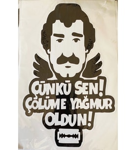 Müslüm Gürses Tasarım Oto Sticker Siyah