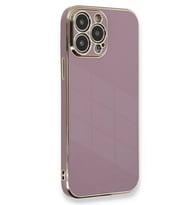 iPhone 15 Pro Kılıf Volet Silikon - Mor