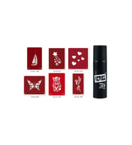 Anka Kedi Spray Tattoo Geçici Sprey Dövme Seti