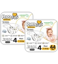 Protection Bebek Bezi 4 Numara Maxi (7-14 Kg) 88 Adet – 2’li Jumbo Set, Maksimum Koruma
