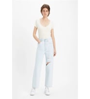 Levi's Ribcage Straight Kadın Jean Pantolon - 72693-0182 (Mavi)