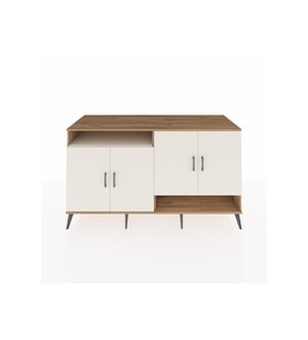 Kronos Konsol 6 Raflı 4 Kapaklı 176x59x99 Çam-Aytaşı