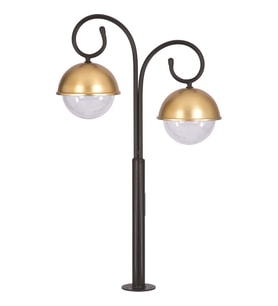 AVONNI BSU-68060-BSY-M1-OP Sarı/Siyah Boyalı Dış Mekan Aydınlatma E27 Aluminyum Polikarbon Cam 60cm