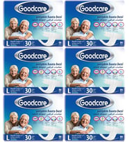 Goodcare Hasta Bezi Yetişkin Bel Bantlı Tekstil Yüzey L Large - Büyük 180 Adet (6PK*30)