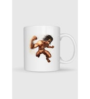 Attack On Titans Eren Tasarımlı Kupa Bardak