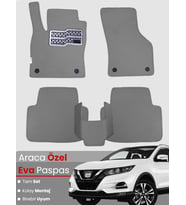 Nissan Qashqai (2014-2021) Uyumlu EVA Paspas Tam Set–Birebir Uyum,Su Geçirmez,Kolay ve Hızlı Montaj