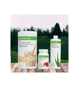 Ekonomik Set / Vanilya Shake 550 Gr. - Aloe 473 Ml.. - Şeftali Çay 50 Gr
