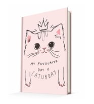 Deffter 2018 Collection Serisi Defter 14x20 96 Sf.Çizgili Cat Caturday 64626-5