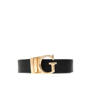 Guess Ella Logolu Ayarlanabilir ve Çift Taraflı Kadın Siyah Kemer BW7861P3430-BBI