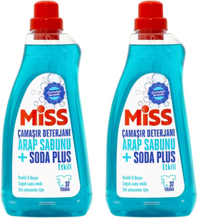 Sıvı Çamaşır Deterjanı Arap Sabunu + Soda Etkili 1.5 lt 2 li