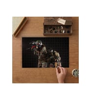 Paintball Oyunu- Eğlence- Spor Tasarımı 240 parça Ahşap Puzzle Ahşap Kutuda MP00530