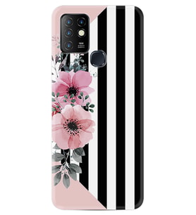 INFINIX Hot 10 Kılıf Resimli Silikon Kılıf Flowers 4 1390