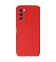Tecno Camon 18 Kılıf First Silikon - Kırmızı