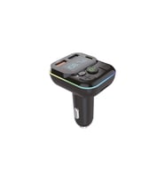 Kablosuz Araç FM Modülatör MP3 Player PD 20W Hızlı Şarj Power 3.0 Dijital Ekranlı (Siyah)