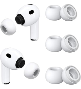 AirPods Pro 3 Uyumlu Toz Filtreli Premium Silikon Yedek Kulaklık Uçları Seti (XS/S/M)
