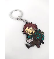 Demon Slayer Tanjiro Kamado Metal Figür Anahtarlık
