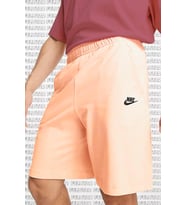 Nike Shorts Club Arctic Orange Oversize Bol Kesim Yazlık ince Pamuklu Şort Somon