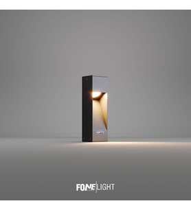 FoneLight Luzerra 35 cm LED Bahçe Set Üstü Aydınlatma Antrasit Alüminyum IP65 Peyzaj Yürüyüş Yolu Bahçe Lambası 3000K