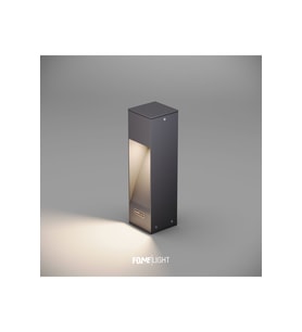 Luzerra Bollard Alüminyum Çim Üstü Bahçe Aydınlatması 35 Cm