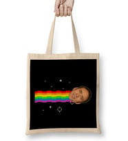 Nicolas Cage Nyan Cat Meme Bez Çanta Uzun Saplı