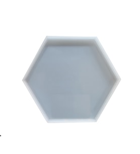 Epoksi Silikon Kalıp Altıgen Düz 14 CM