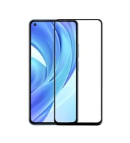 Xiaomi Mi 11 Lite Kenarları Kırılmaya Dayanıklı Cam Ekran Koruyucu (Siyah)
